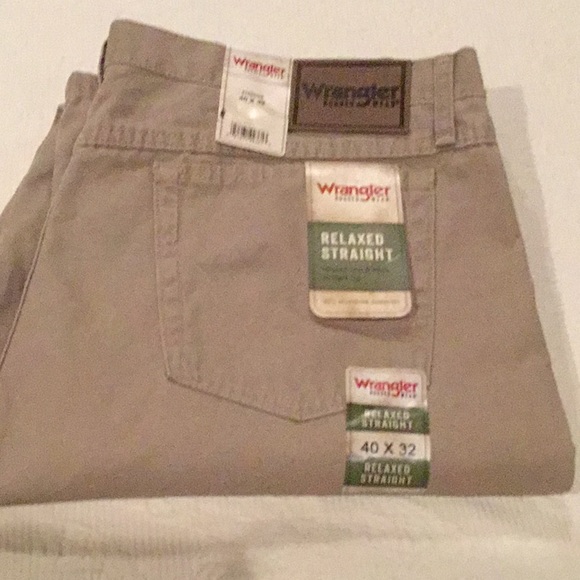 Wrangler Other - Mens Tan Wrangler. 40 by 32. Tan